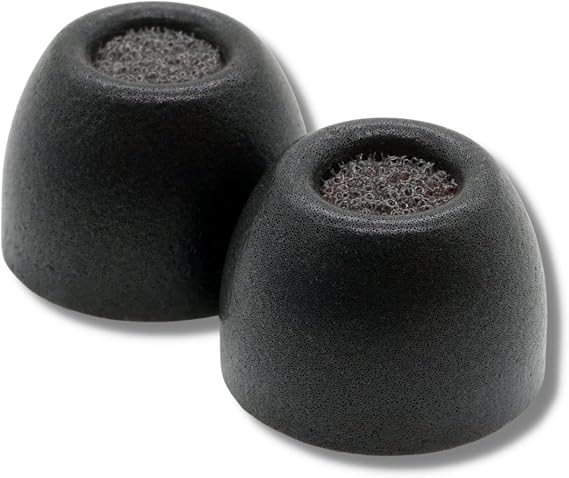 Comply TW-200-A Memory Foam Replacement Ear Tips, Black (S/M/L) (3 Pairs)