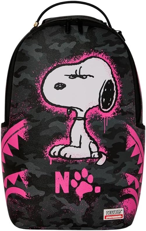 Sprayground That's a No No Backpack, 18x6x11.5 Inch, 100% PVC, Laptop Compartment, Adjustable Straps