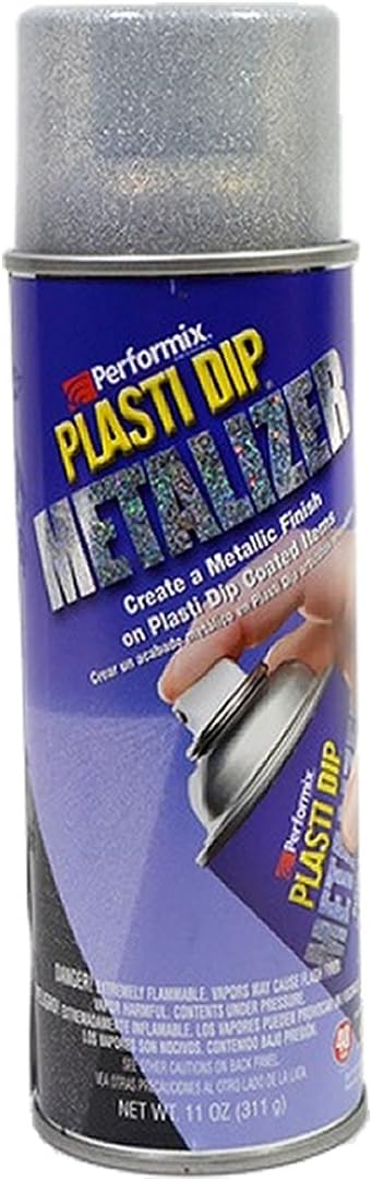 Plasti Dip Metalizer Satin Bright Aluminum Rubber Coating 11 oz - Case Of: 1;