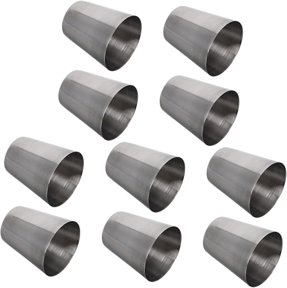 Stackable Stainless Steel Communion Cups Set 10pcs Church Holy Cup Multi-function