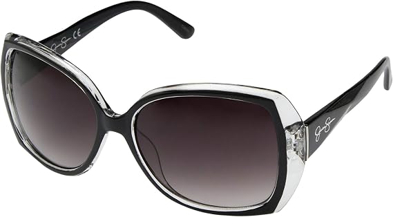 Jessica Simpson Women's J5234 Oversized Retro Butterfly Sunglasses