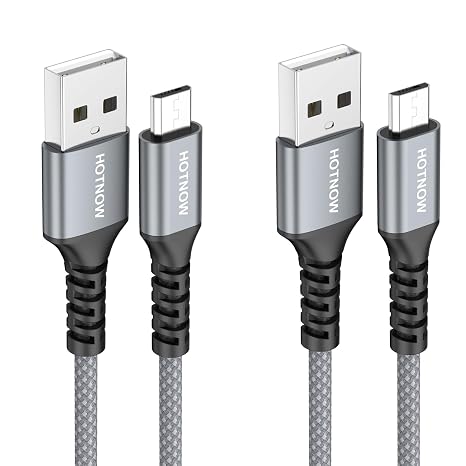 Micro USB Cable 3ft 2Pack,USB to Micro USB 2.1A Fast Charging Cable