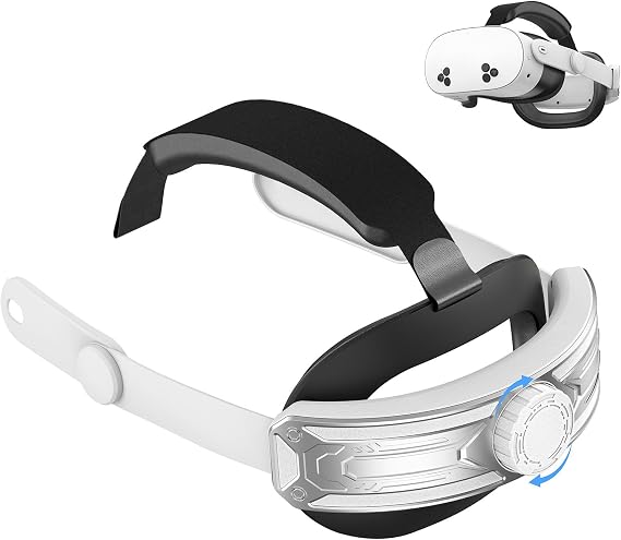 Head Strap for Meta Quest 3S: VR Headset Accessories - Replacement for Elite Strap - Compatible with OculusMeta Quest 3S - Enhanced Comfort, Reduces Head Pressure