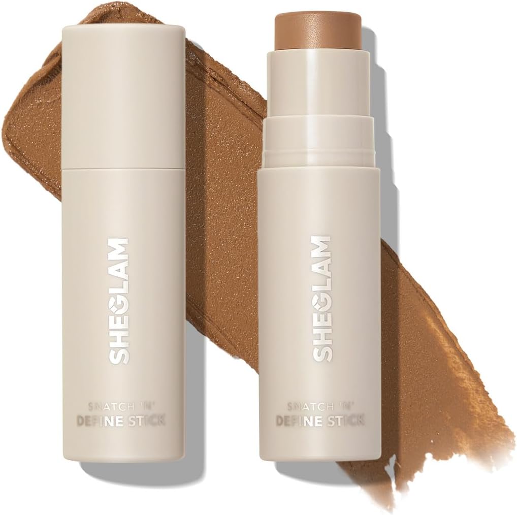 SHEGLAM Snatch 'n' Define Cream Contour Stick Long Lasting Highly Pigmented Sweat Proof Face Bronzer Makeup - Golden Sun