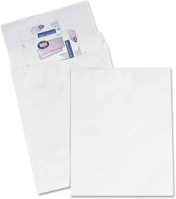 Quality Park Jumbo Survivor Tyvek Envelope, 14-1/2 x 20, White, 25/BX (R5106)
