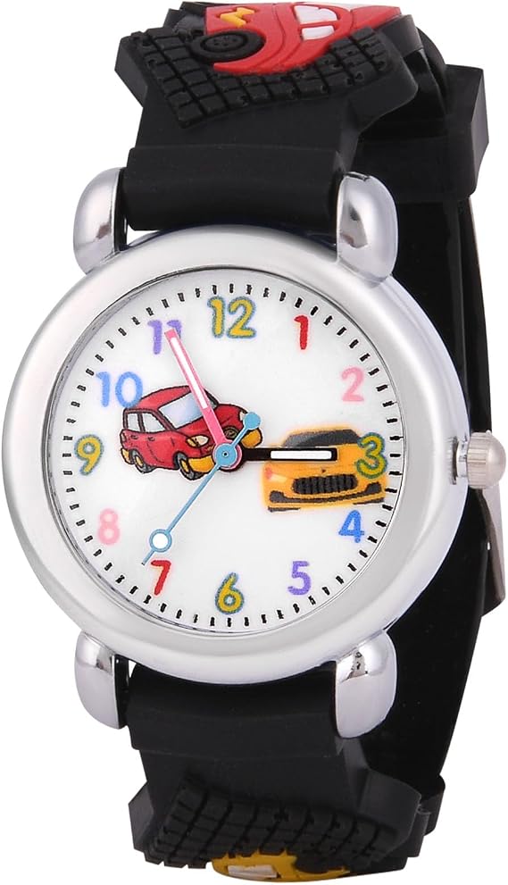 OFFCUP Kids Watch, 3D Cute Cartoon Toy Watches, Silicone Band Wrist Watches