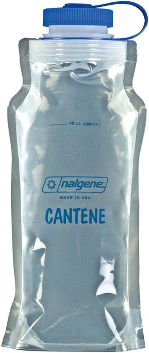 Nalgene Wide Mouth Cantene (48-Ounce) | BPA-Free, Durable & Lightweight, Leak Proof, Dishwasher Safe, Large Reusable Plastic Bottle for Hiking, Gym, Work & Travel