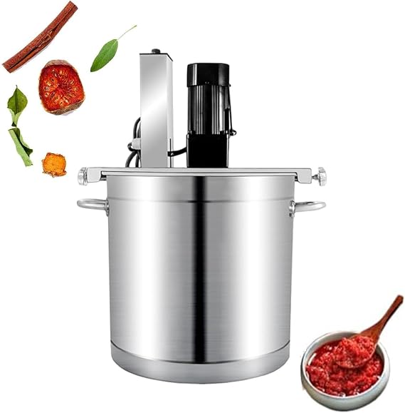 Automatic Pot Stirrer for Cooking,Commercial Automatic Food Mixer,Electric Jam Mixer,Stirring Speed Adjustable,For Soup Chili Sauce Beverage Jam Porridge,50L