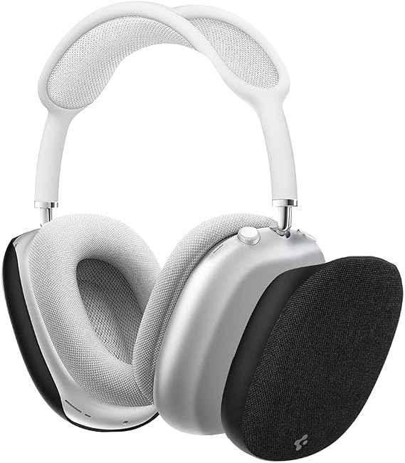 Spigen Urban Fit for AirPods Max 1 / AirPods Max 2 (2020/2026) | Premium Nylon Fabric, Ear Cup Covers for AirPods Max Case, Black