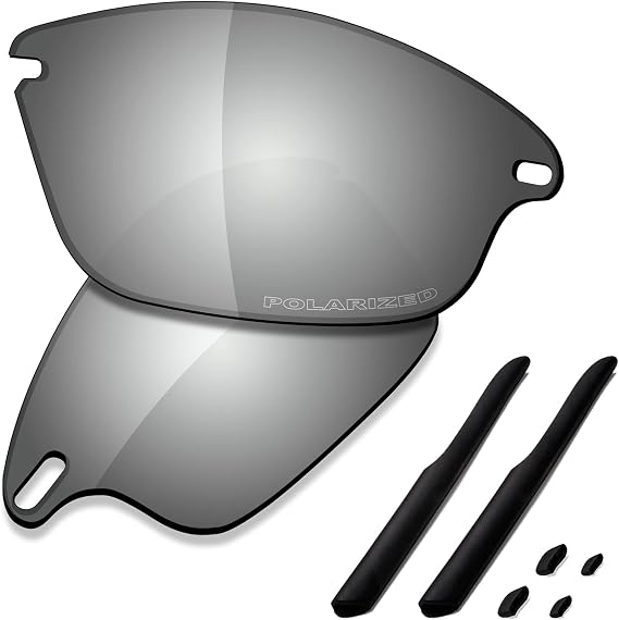 SAUCER Premium Replacement Lenses & Rubber Kits for Oakley Fast Jacket OO9097 | Fast Jacket Low Bridge Fit OO9162 Sunglasses