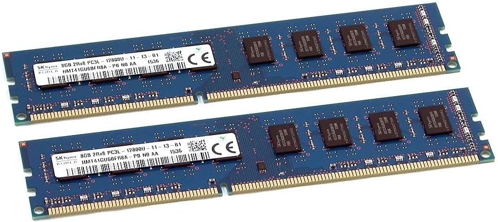 SK hynix hmt41gu6bfr8 a-pb 2 x 8gb Total 16gb 2rx8 pc3l-12800u Desktop Memory