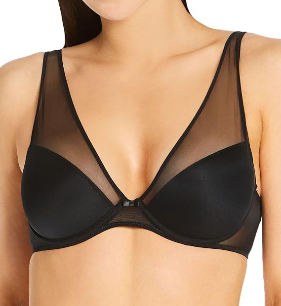 Camille Plunge Bra - Soft Mesh And Microfiber | Timpa