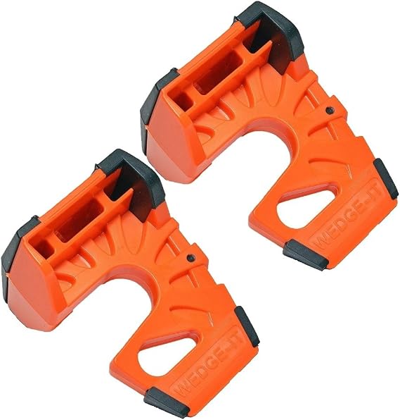 Wedge-It - The Ultimate Door Stop - Orange - TWO PACK