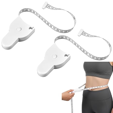 2 Pack Body Measuring Tape, Retractable Measuring Tape, 60in
