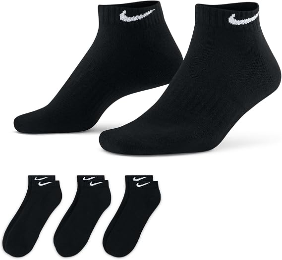 Nike SX7670-010 2729 Men's Everyday Cushion Low 3-Pair Socks
