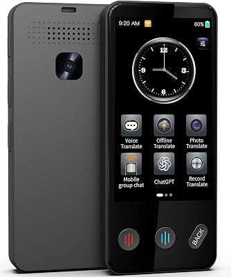 Language Translation Device, Two Way Real-Time Voice Translation, Support 138 Languages, Offline & Recording & Photo Translation, Portable Translation for TravelBusinessStudy