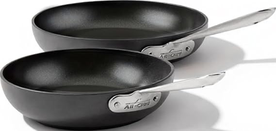 All-Clad HA1 Nonstick, 2-Piece Fry Pan Set, Induction Ready