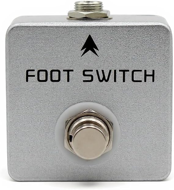 TAP SWITCH PEDAL Guitar Footswitch Pedal, One Latching Footswitch, Amp Channel Footswitch for Guitar Effects Pedals