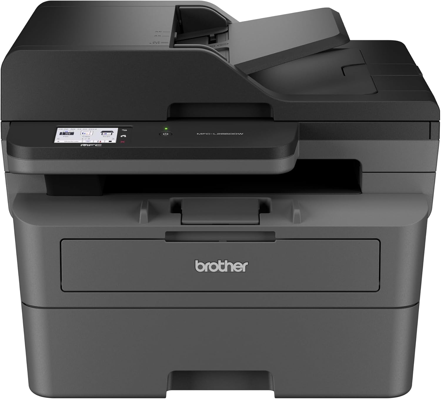 Brother MFC-L2800DW All-in-one Mono Laser Printer |Print, copy, scan & fax |Automatic 2-sided print | A4|UK Plug