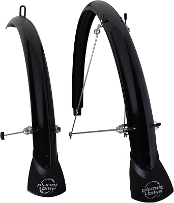 Planet Bike Full Recycle Recycled Plastic Fender Set with Mudflaps