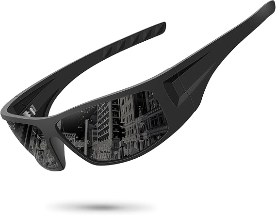 Polarized Sports Sunglasses for Men Women,Driving Fishing
