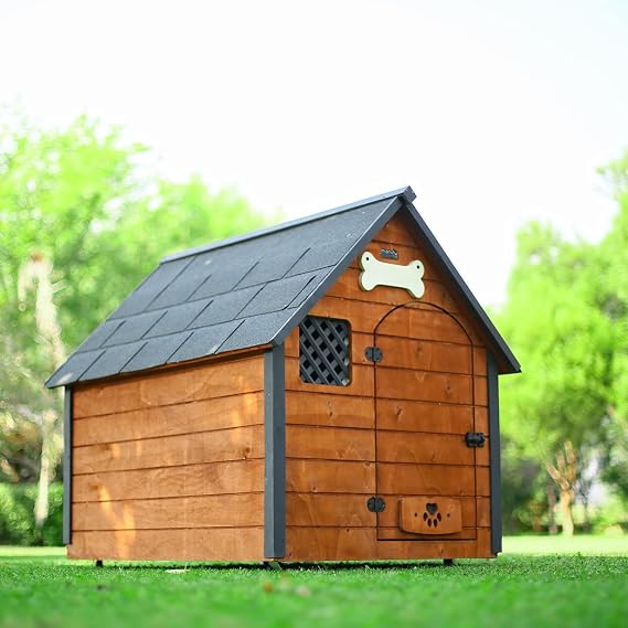 Mandu Isı Yalıtımlı Ahşap Köpek Kulübesi XLarge