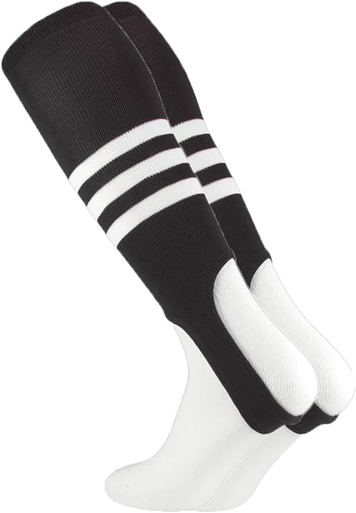 MadSportsStuff 7 Inch 3-Stripe Baseball Stirrups - Adult and Youth