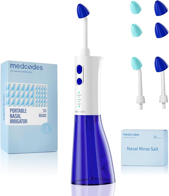 Dual Powered Nasal Irrigation System Nasal Rinse & Wash