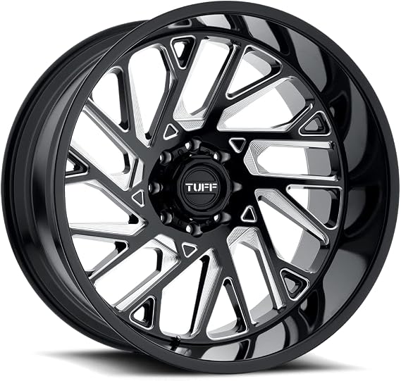 Tuff 2012T4B-58165B25L T4B TUT4B 20X12 8X6.5 G-BLK MILL -45MM