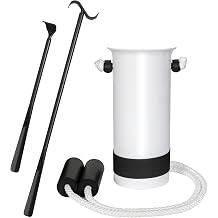 Sock Aid Device for Seniors Kit (Sock Aide and Dressing Stick) - Sock Helpers to Put on Your Socks No Bending - 35" Adjustable Extended Shoe Horn & Sock Puller Aid Easy On and Off