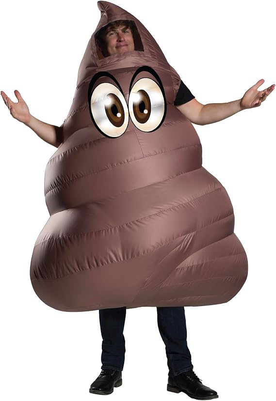 Rubies Poop Inflatable Costume for Adults, Unisex One Size