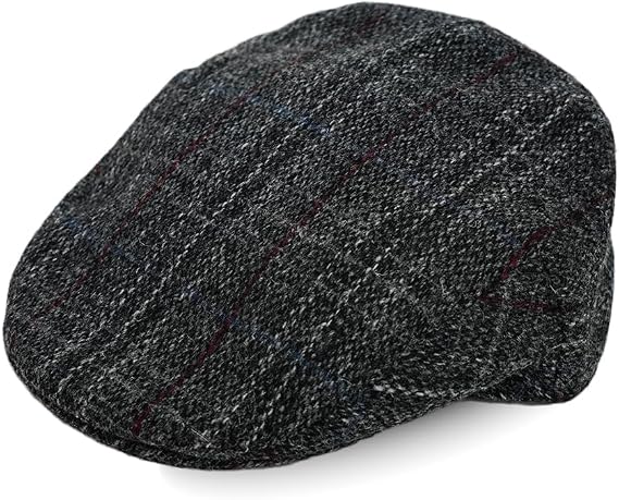 TAILORMAP Harris Tweed Newsboy Cap 100% Wool Flat Cap for Men