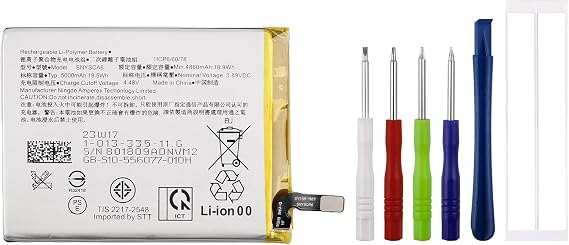 New SNYSCA6 Rechargeable Battery Compatible with So-ny Xperia 1 IV with Upgraded Repair Tools Kit