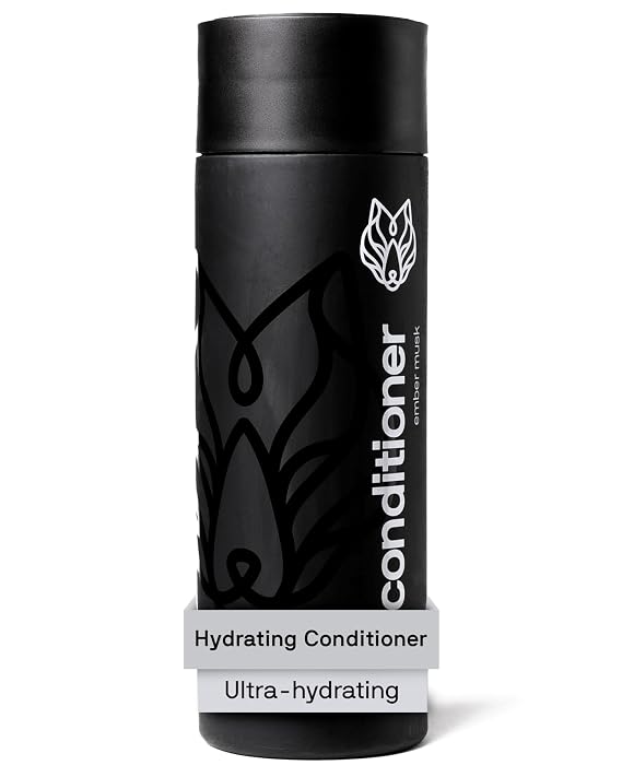 Black Wolf Mens Everyday Hair Conditioner - Hair Care for Men, 12 Fl Oz