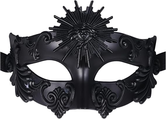 OIDEA Masquerade Masks for Men: Ancient Greek Egyptian Roman Sun God Half Face Mask Party Carnival Venetian Mardi Gras Mask