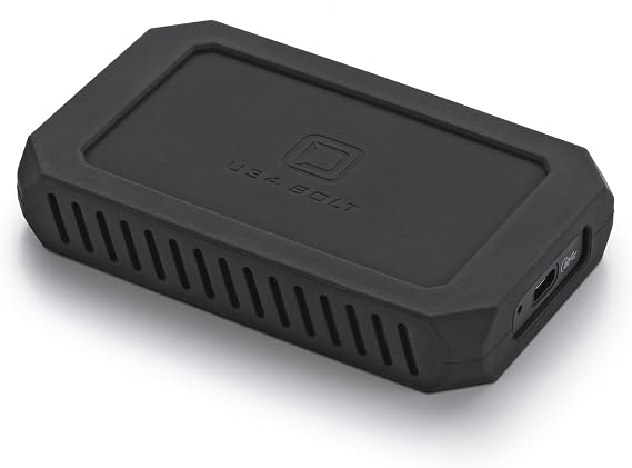 Oyen Digital U34 Bolt 4TB (USB4 40Gbps) NVMe Thunderbolt 4 (USB-C) Portable SSD, Up to 2800MB/s
