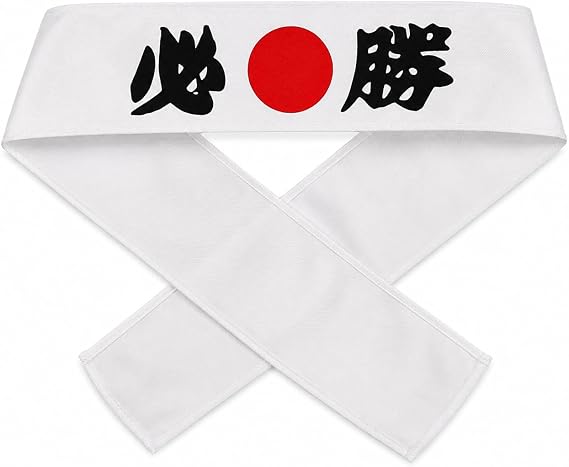 IMIKEYA Japanese Style Victory Headband Martial Arts Accessory for Karate Sports Sweat Absorbing Design Comfortable Fit for Training Performance