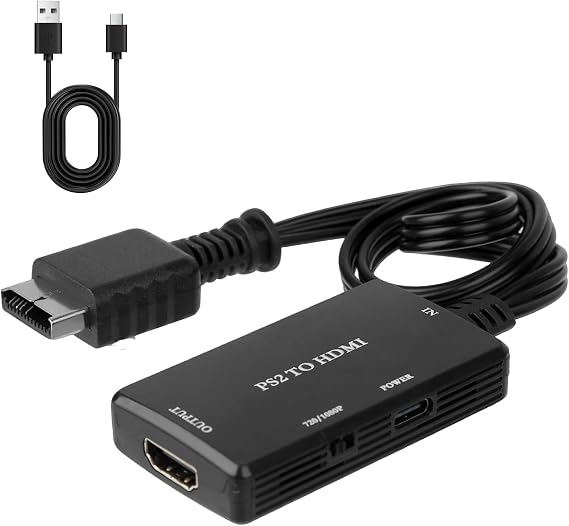 PS2 to Hdmi Converter for Ps2 Ps1 PS One Hdtv 720P/1080P Hdmi