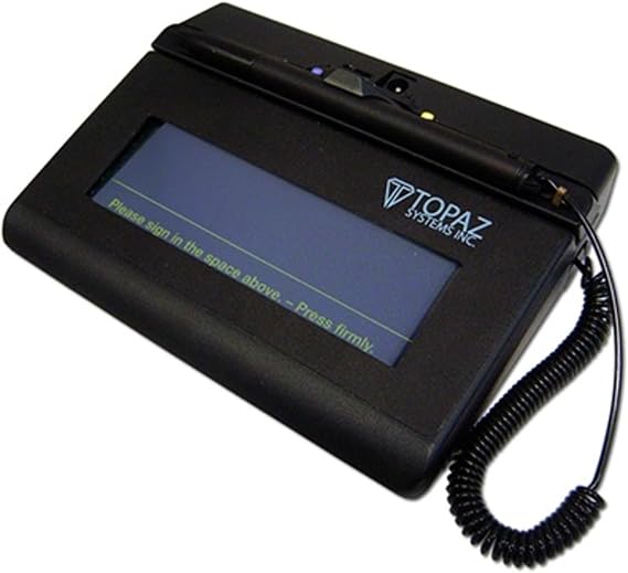 Topaz Systems - T-S460-BT2-R SigLite T-S460-BT2-R Bluetooth Wireless Signature Pad - 4.40 x 1.40 Active Area - 410 PPI