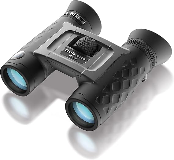 Steinerシュタイナー 双眼鏡 BluHorizons 10x26 オートブライトテクノロジー フォトクロミックレンズ 防水 防曇 耐衝撃 NBRラバーアーマー Fast-Close-Focus コンパクト 軽量 旅行 スポーツ 観察