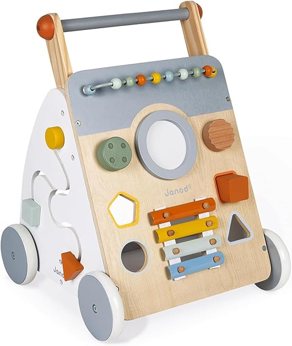 Janod - Sweet Cocoon - Multi-Activity Baby Walker - 12 Months+