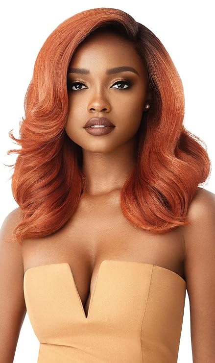 Outre Neesha Soft & Natural Synthetic Swiss Lace Front Wig NEESHA 202 (1B)