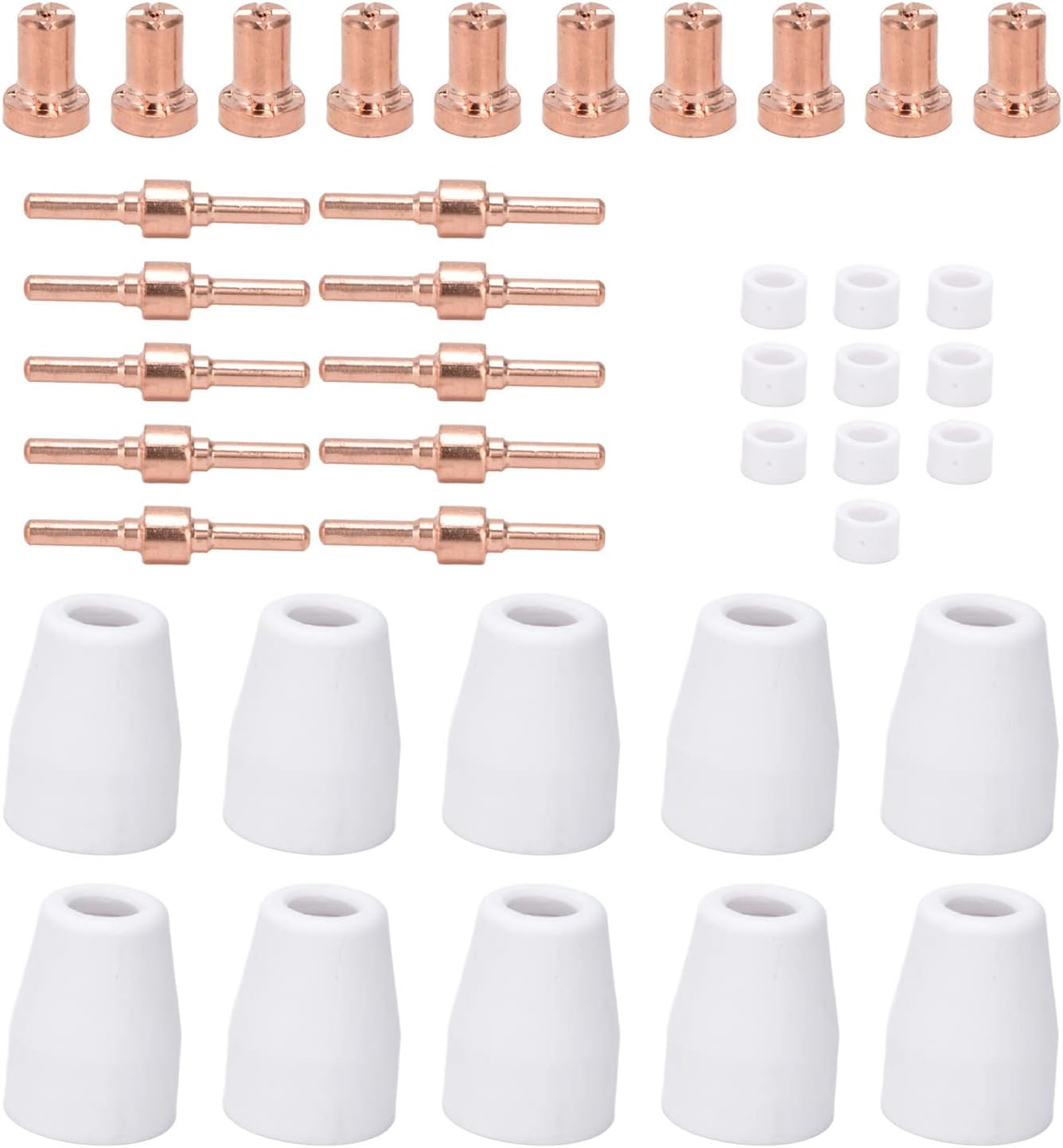 Plasma Cutter Consumables Cup Electrodes Ring Tips Accessories for Stahlwerk CT312 CUT50 ACDC TIG200 PLASMA