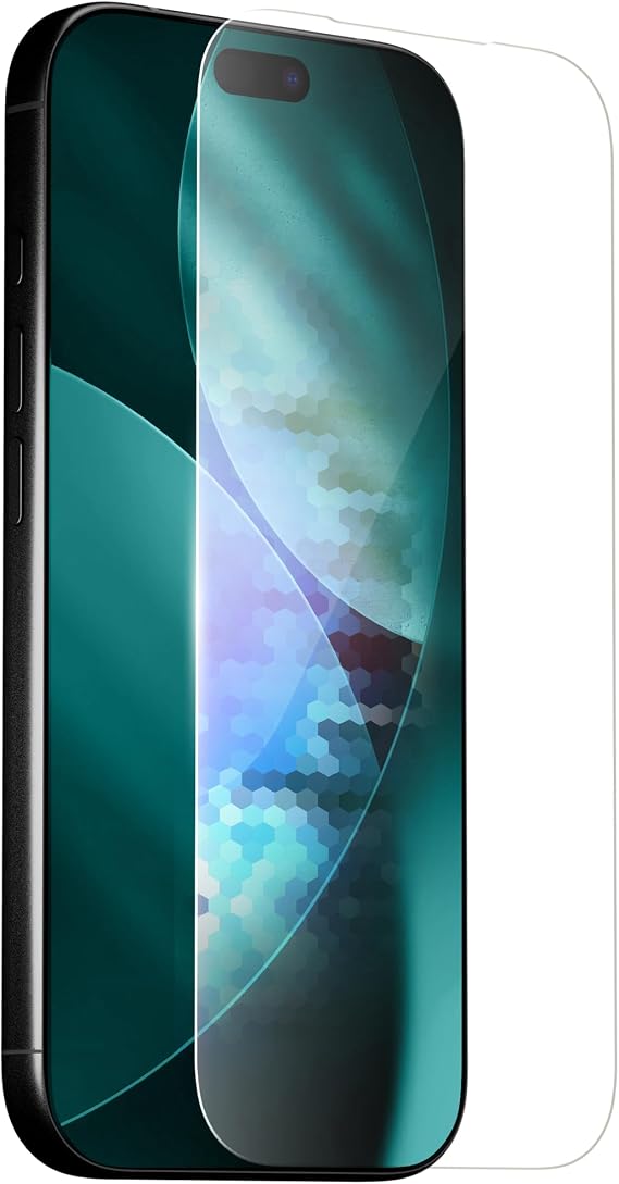 Mous Ceramic Screen Protector Compatible with iPhone 17 Pro Max, Tempered Glass Shatterproof