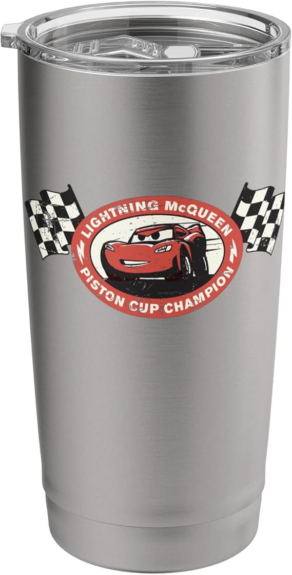 Disney Pixar Lightning McQueen Piston Cup Champion Stainless Steel Insulated Tumbler