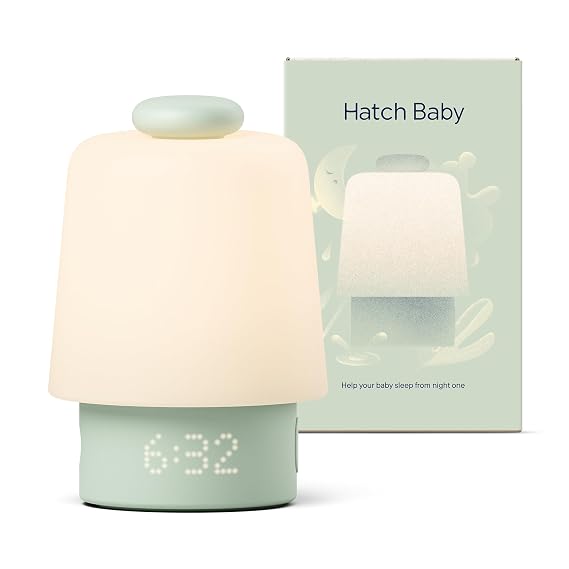 Hatch Baby Sound Machine & Night Light Routine Builder (Mint) | White noise machine, night light, toddler & kid time-to-rise alarm clock, registry essential with 3 months of sleep support