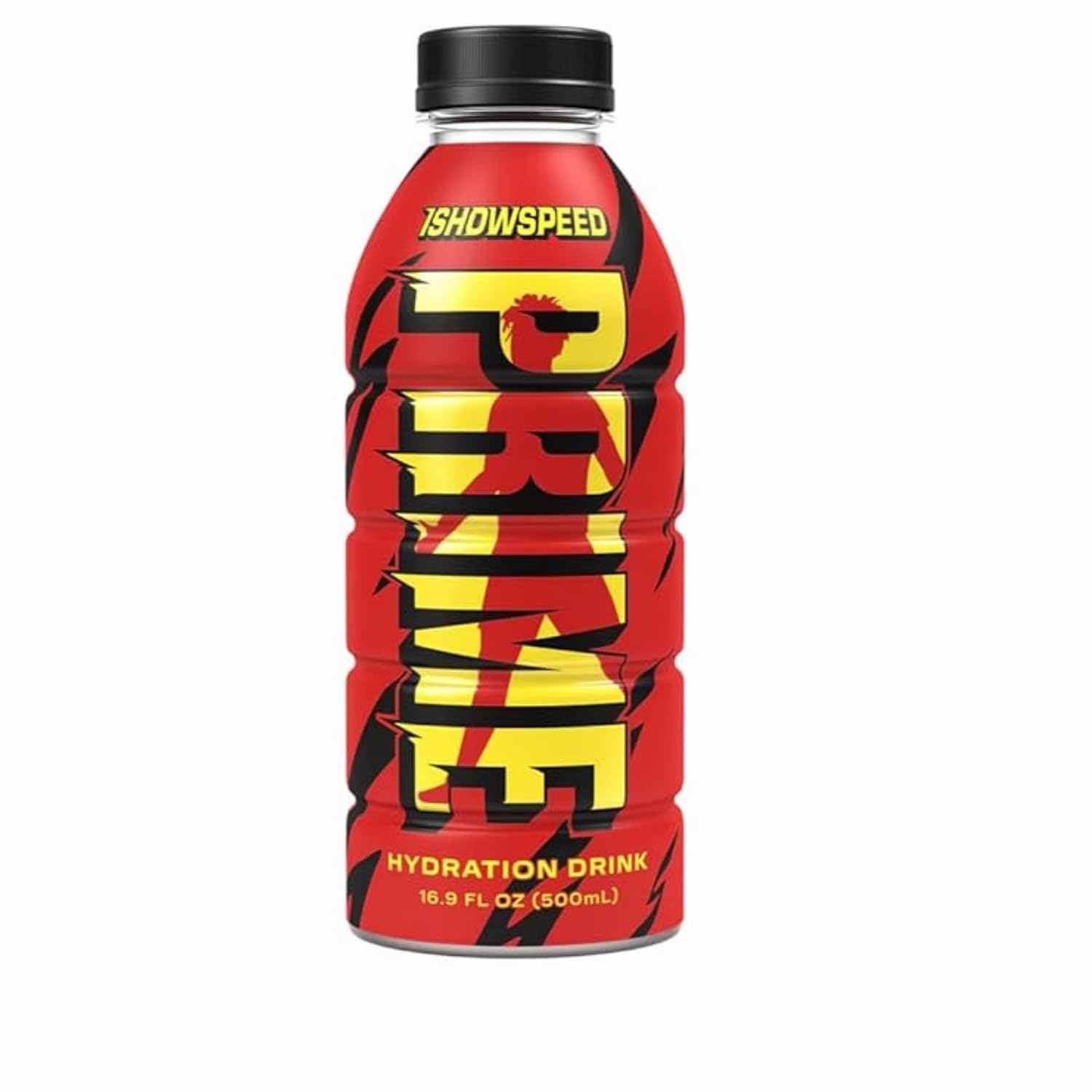 LIMITED EDITION ISHOWSPEED Prime Sports Drink, 16.9 Fl oz Hydration Beverage, Logan Paul and KSI, 1 Bottle