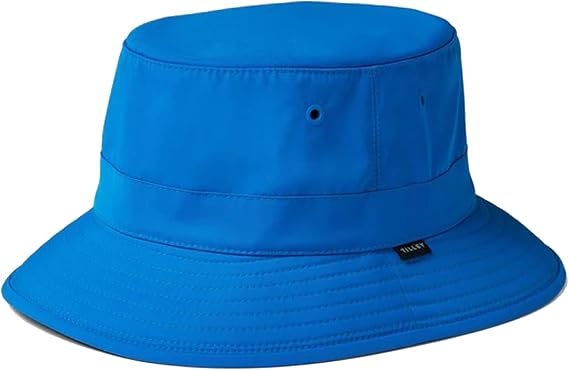 Tilley Technical T1 Bucket Hat UPF 50+ Sun Protection, Water-Resistant, Buoyant, Tuckaway Wind Cords, Secret Pocket, All-Weather Performance Outdoor Hat