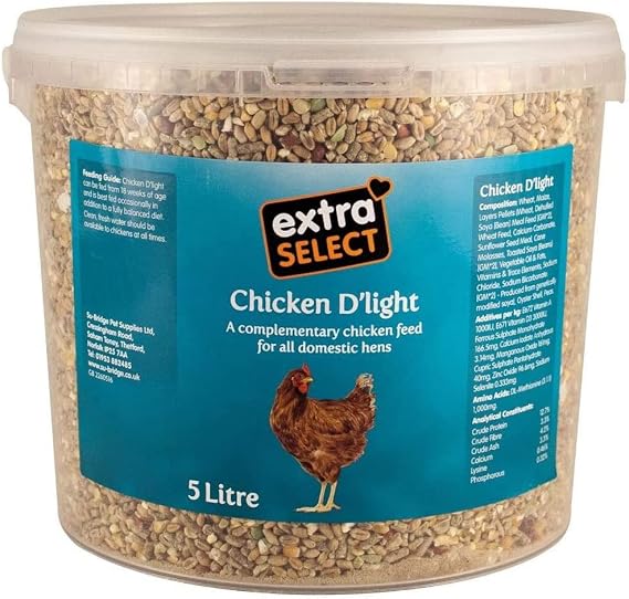 Extra Select Chicken D'light Complimentary Chicken Feed Tub, 5 Litre, Packaging may vary