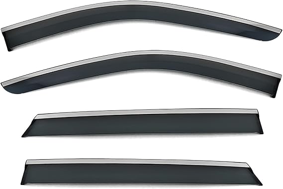 Window Visors for Polytron G3+ MK1 2021-2025 Visor Rain Guards Tape-on Side Window Deflectors Wind Deflectors Weather Shield Extra Durable Vent Shade Visor